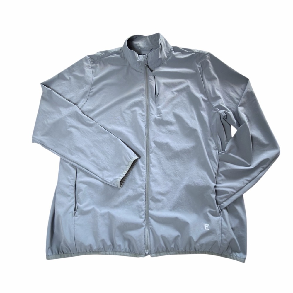 Everlane L Men Sport Utility Performance Stretch Windbreaker Jacket Activewear - Picture 10 of 11